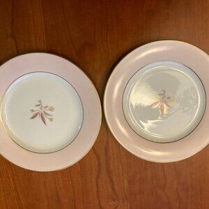 Vintage Noritake Chantilly #5643 BREAD AND BUTTER Plates 6.25" Like New